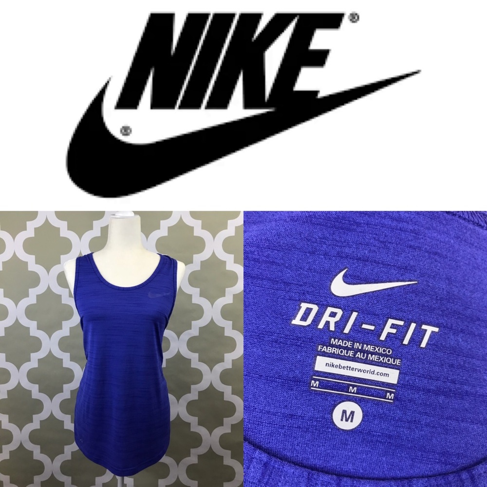 NWOT Nike Dri-Fit Purple Workout Tank Size Medium